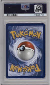 Reshiram/Zekrom GX from the 2019 Pokemon S&M  set graded by PSA and given an overall grade of 9.