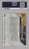 Paul Skenes from the 2024-25 Topps Now Off-Season set graded by PSA and given an overall grade of 10.