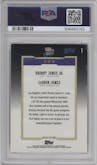 Bronny James Jr./LeBron James from the 2024-25 Topps Now set graded by PSA and given an overall grade of 10.