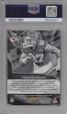 Travis Kelce from the 2013 Panini Spectra set graded by PSA and given an overall grade of 10.