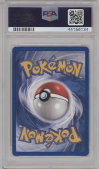 Dark Magneton from the 2000 Pokemon set graded by PSA and given an overall grade of 8.