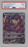 Zamazenta V from the 2023 Pokemon SWSH set graded by PSA and given an overall grade of 9.
