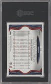 Tom Brady from the 2013 Topps Chrome set featuring a Refractor parallel graded by SGC and given an overall grade of 9.