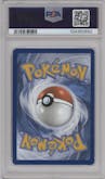 Eevee from the 2025 Pokemon SV set featuring a Prismatic Evolutions Elite Trainer Box parallel graded by PSA and given an overall grade of 10.