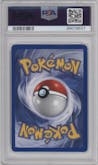 Gyarados from the 1999 Pokemon set graded by PSA and given an overall grade of 7.