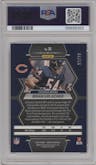 Brian Urlacher from the 2023 Panini Mosaic set featuring a No Huddle Pink parallel graded by PSA and given an overall grade of 10.