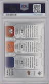 Ricky Rubio/Jonny Flynn/Stephen Curry from the 2009-10 UD Draft Edition set graded by PSA and given an overall grade of 9.