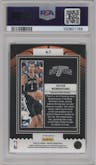 Victor Wembanyama from the 2023-24 Panini Mosaic set featuring a Mosaic parallel graded by PSA and given an overall grade of 10.