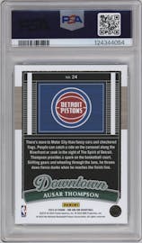 Ausar Thompson from the 2023-24 Panini One and One set graded by PSA and given an overall grade of 10.
