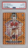 Ricky Pearsall from the 2024 Panini Mosaic set featuring a Orange parallel graded by PSA and given an overall grade of 10.