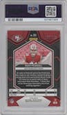 Ricky Pearsall from the 2024 Panini Mosaic set featuring a Orange parallel graded by PSA and given an overall grade of 10.