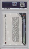 Shohei Ohtani from the 2023 Topps Now World Baseball Classic set graded by PSA and given an overall grade of 10.