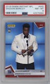 Saquon Barkley from the 2018 Panini Instant NFL set graded by PSA and given an overall grade of 8.