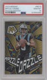 Bryce Young from the 2023 Panini Mosaic set graded by PSA and given an overall grade of 10.