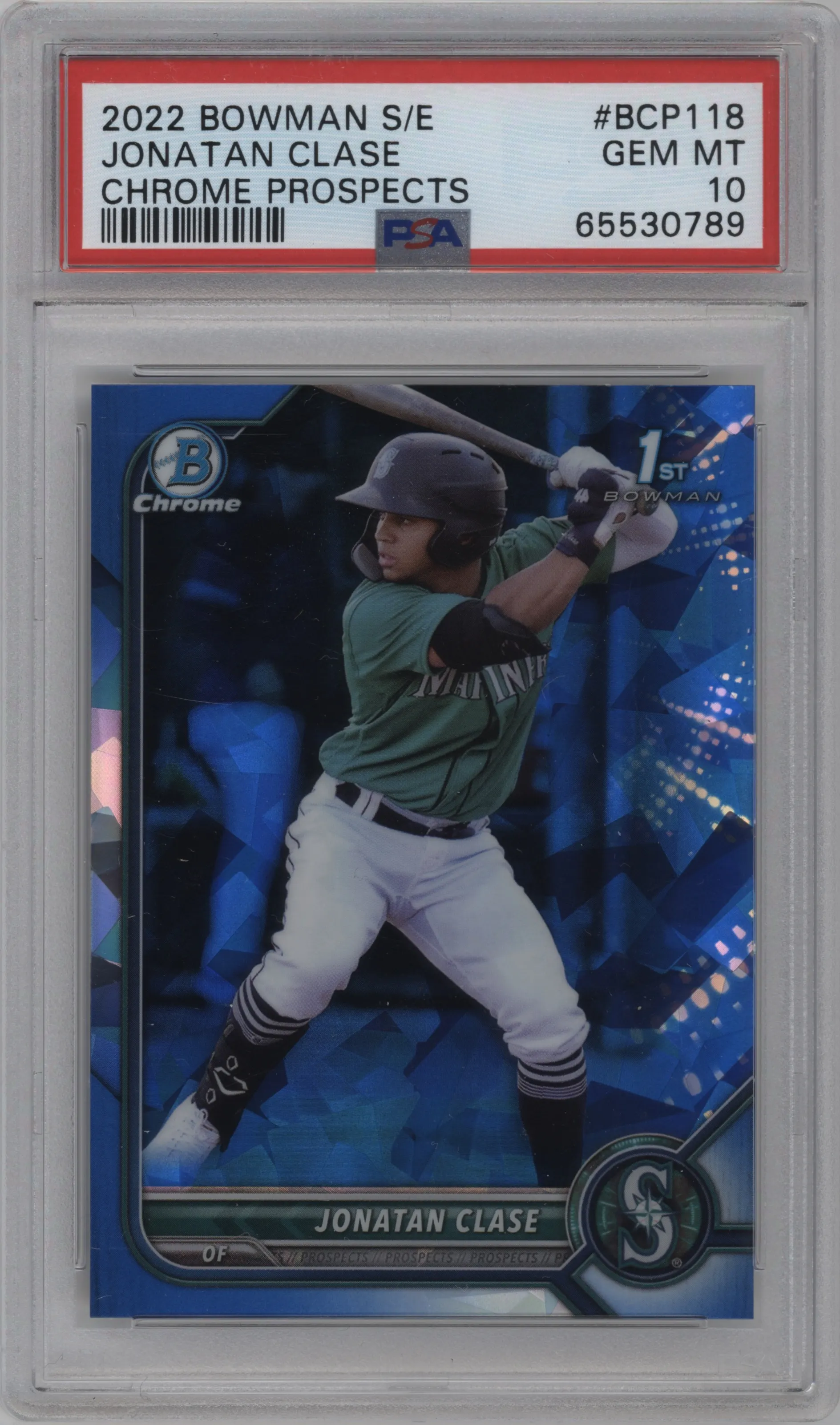 2022 Bowman Sapphire Edition Chr.Pros. Jonatan Clase PSA 10