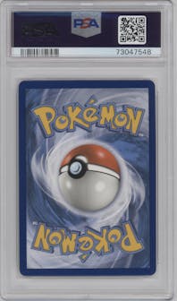 Reshiram/Charizard GX from the 2019 Pokemon S&M  set graded by PSA and given an overall grade of 10.