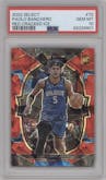 Paolo Banchero from the 2022-23 Panini Select set featuring a Red Cracked Ice parallel graded by PSA and given an overall grade of 10.