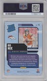 Bo Nix from the 2024 Donruss set graded by PSA and given an overall grade of 10.