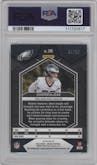 Cooper DeJean from the 2024 Panini Mosaic set featuring a Choice Fusion Green and Black parallel graded by PSA and given an overall grade of 8.