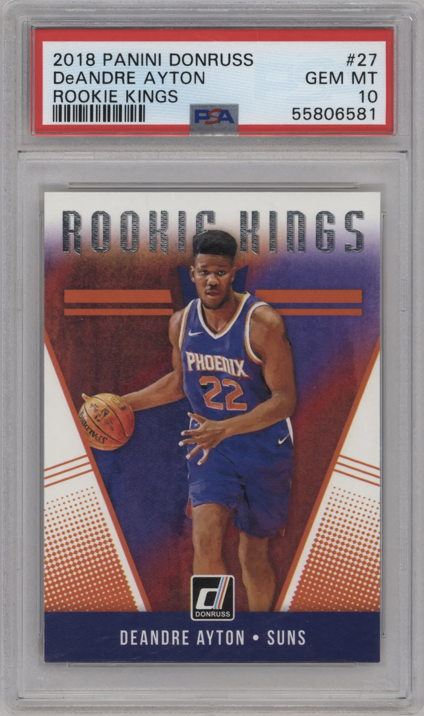 2018 Panini Donruss Rookie Kings Deandre Ayton #27 PSA 10