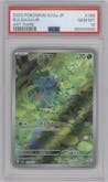 Bulbasaur from the 2023 Pokemon SV JPN set graded by PSA and given an overall grade of 10.