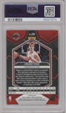 Gradey Dick from the 2023-24 Panini Mosaic set featuring a Genesis parallel graded by PSA and given an overall grade of 9.