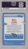 Will Levis from the 2023 Donruss Optic set featuring a Pink parallel graded by PSA and given an overall grade of 10.