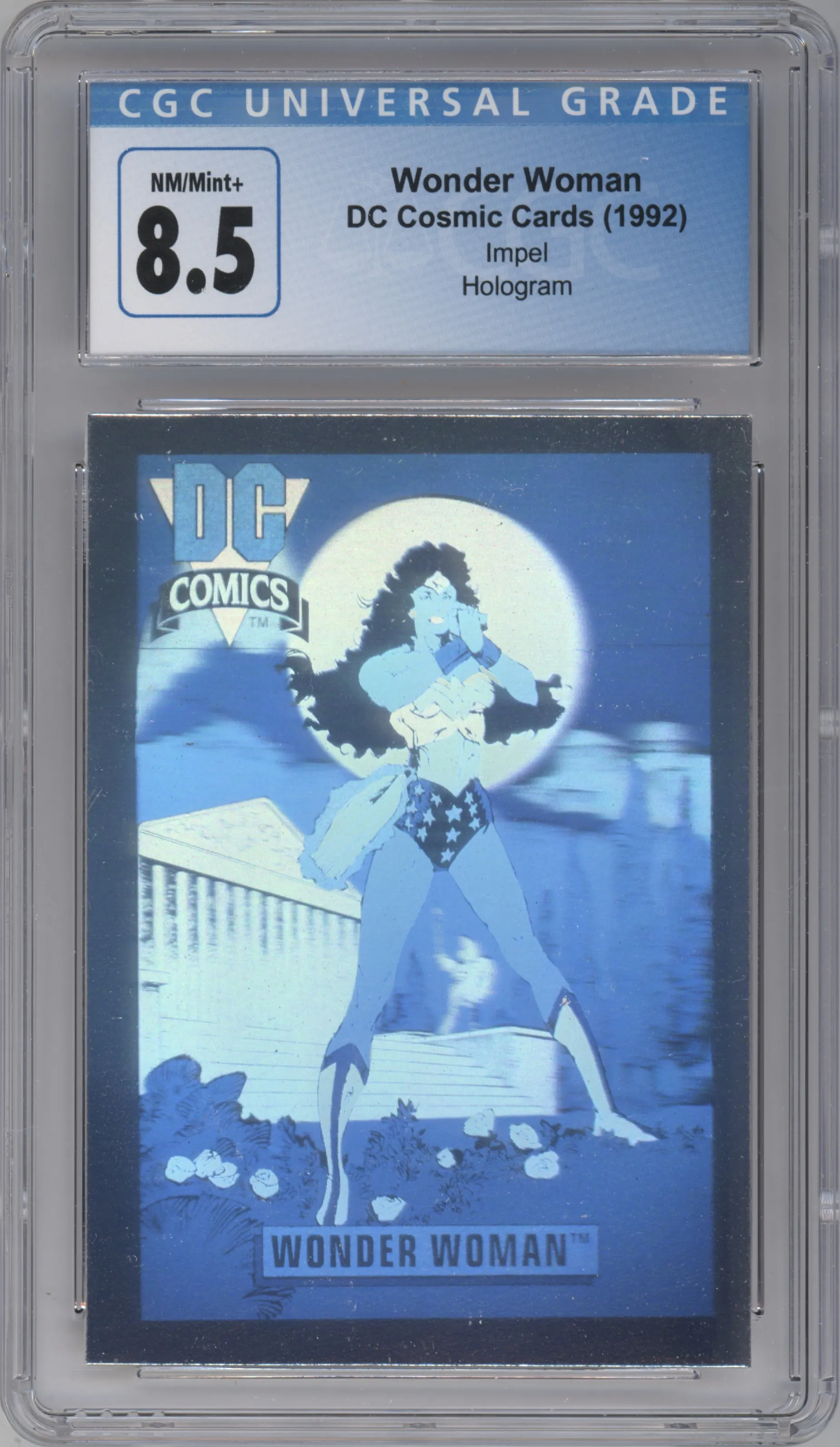 1992 Impel DC Cosmic Hologram Wonder Woman #DCH9 CGC 8.5