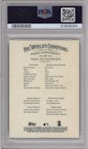 Max Scherzer from the 2008 Topps Allen & Ginter set graded by PSA and given an overall grade of 10.