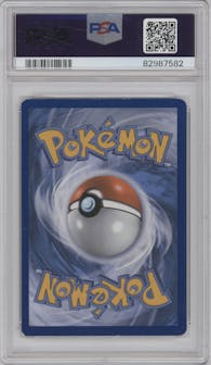 Alakazam EX from the 2016 Pokemon XY set graded by PSA and given an overall grade of 7.