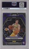 Austin Reaves from the 2022-23 Panini Mosaic set featuring a Choice parallel graded by PSA and given an overall grade of 9.