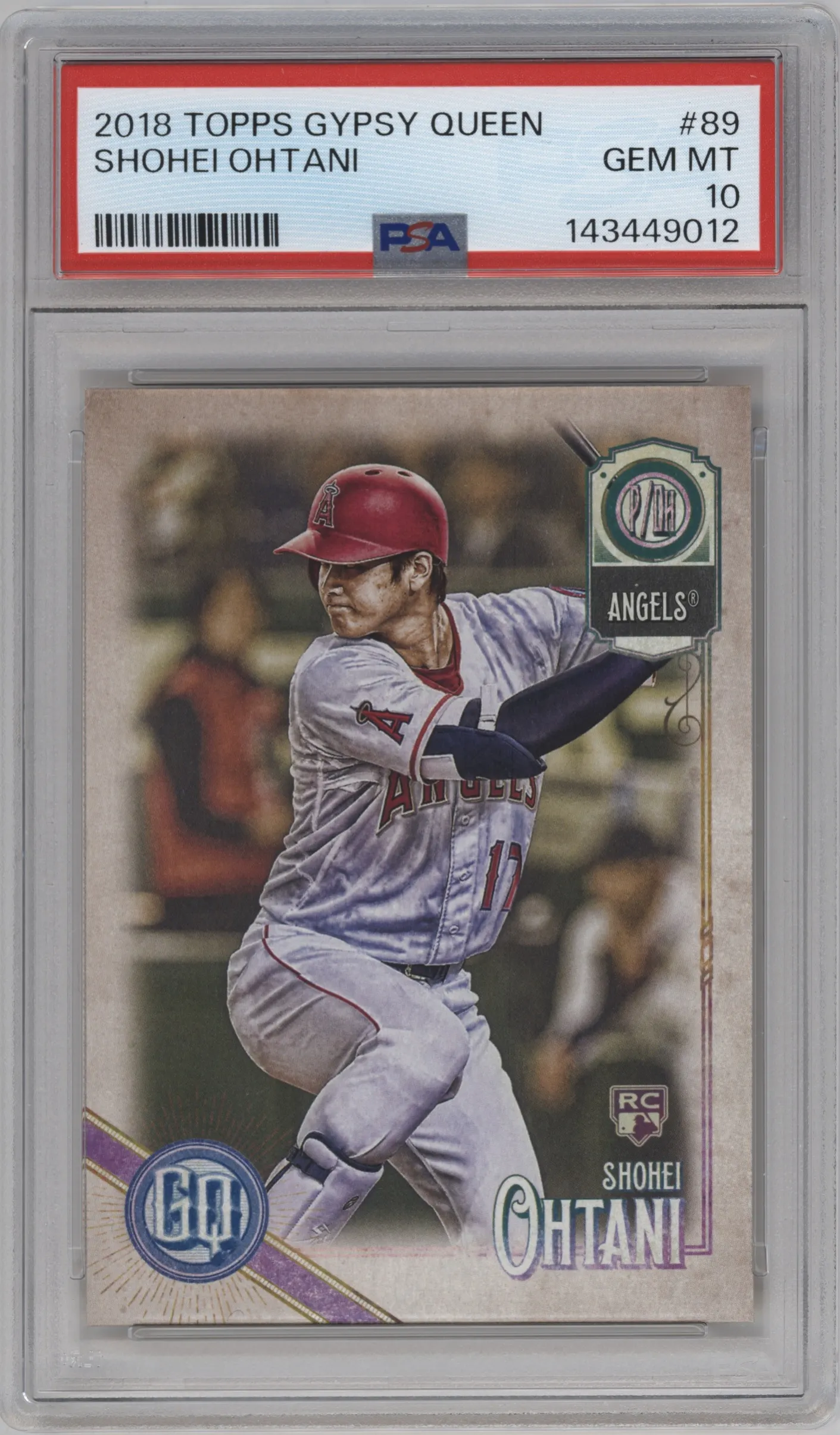 2018 Topps Gypsy Queen Shohei Ohtani PSA 10