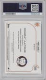 Mr. Met from the 2022 Topps Opening Day set graded by PSA and given an overall grade of 9.
