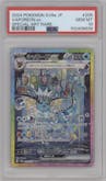 Vaporeon ex from the 2024 Pokemon SV JPN set graded by PSA and given an overall grade of 10.