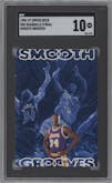 Shaquille Oneal from the 1996-97 Upper Deck set graded by SGC and given an overall grade of 10.