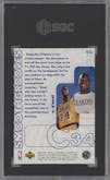 Shaquille Oneal from the 1996-97 Upper Deck set graded by SGC and given an overall grade of 10.