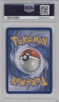 Luxray GL LV. X from the 2009 Pokemon Platinum set graded by PSA and given an overall grade of 8.