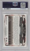 Mike Evans from the 2014 Topps Chrome set featuring a Refractor parallel graded by PSA and given an overall grade of 9.
