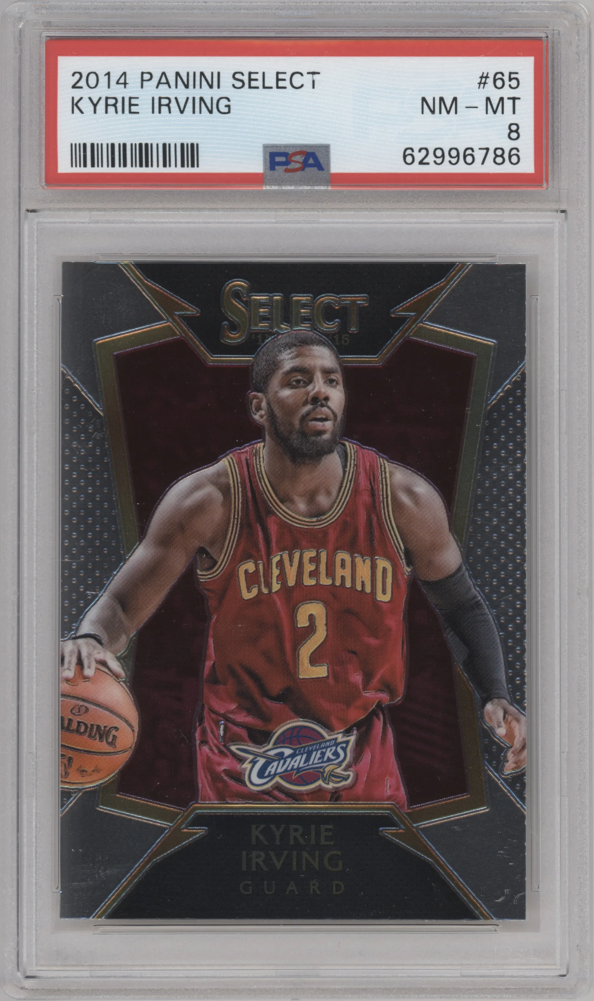 2014 Panini Select Kyrie Irving #65 PSA 8