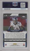 Champ Bailey from the 2020 Panini Prizm set featuring a Silver Prizm parallel graded by PSA and given an overall grade of 10.