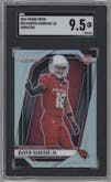 Marvin Harrison Jr. from the 2024 Panini Prizm set graded by SGC and given an overall grade of 9.5.