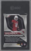 Marvin Harrison Jr. from the 2024 Panini Prizm set graded by SGC and given an overall grade of 9.5.