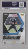 Xavier Legette from the 2024 Panini Mosaic set featuring a Choice Fusion Red and Yellow parallel graded by PSA and given an overall grade of 10.