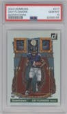 Zay Flowers  from the 2023 Panini Donruss set graded by PSA and given an overall grade of 10.
