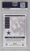 CeeDee Lamb from the 2020 Panini Chronicles set graded by PSA and given an overall grade of 10.