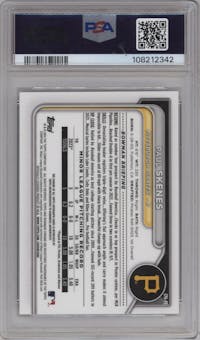 Paul Skenes from the 2024 Bowman set graded by PSA and given an overall grade of 10.