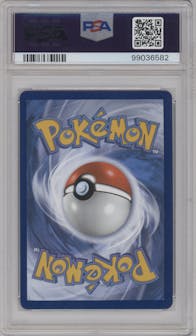 Mew V from the 2021 Pokemon SWSH set graded by PSA and given an overall grade of 9.