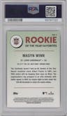 Masyn Winn from the 2024 Bowman set graded by PSA and given an overall grade of 10.
