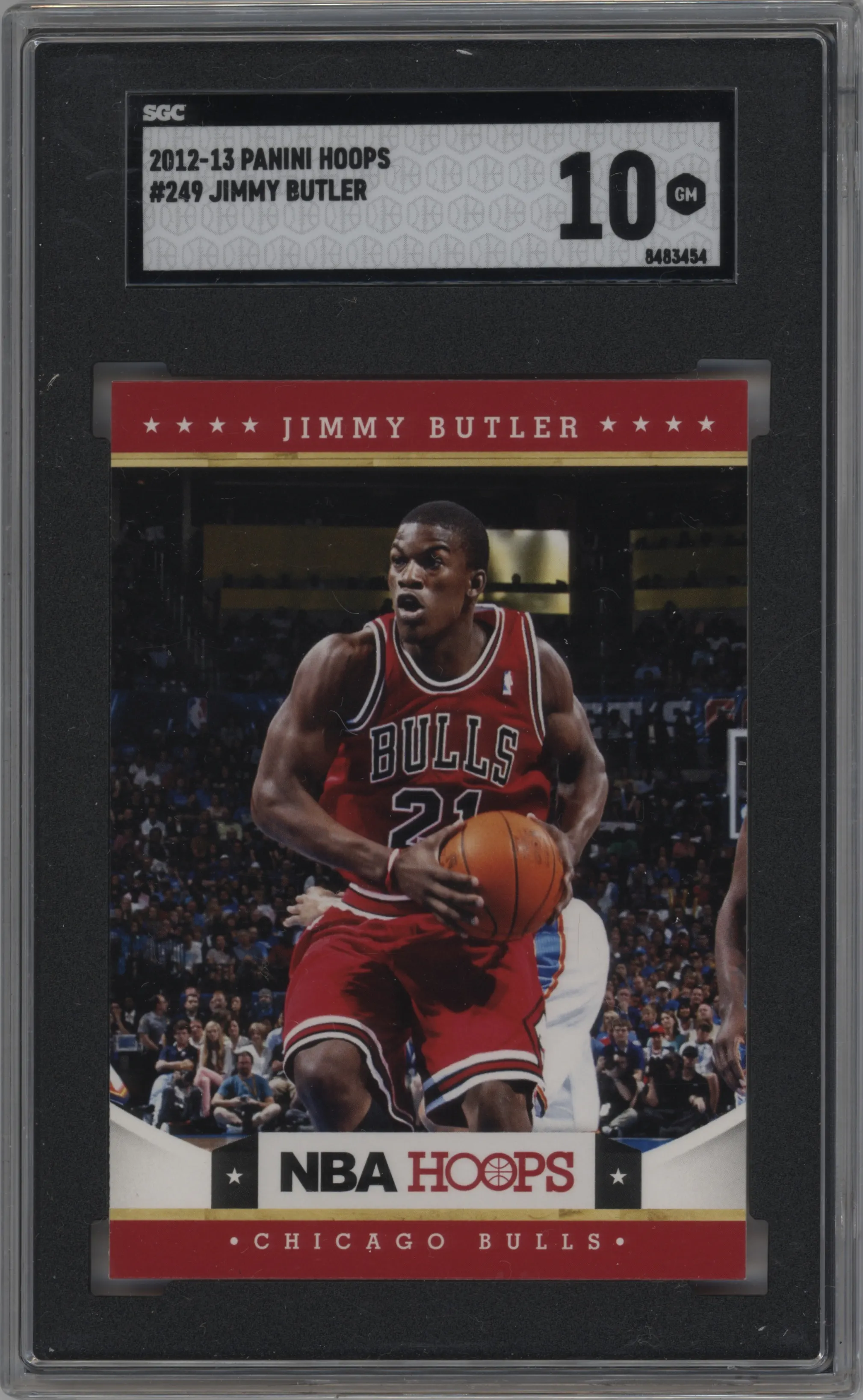 2012 Panini NBA Hoops Jimmy Butler #249 SGC 10