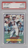 Jim Hart from the 1980 Topps set graded by PSA and given an overall grade of 10.